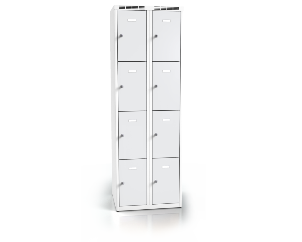 Cloakroom locker with eight lockable boxes ALDOP 1800 x 600 x 500