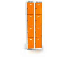 Cloakroom locker with eight lockable boxes ALDOP 1800 x 600 x 500