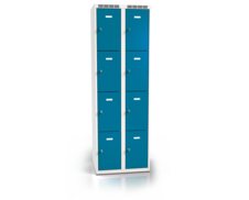 Cloakroom locker with eight lockable boxes ALDOP 1800 x 600 x 500