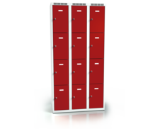 Cloakroom locker with twelve lockable boxes ALDOP 1800 x 900 x 500