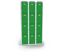 Cloakroom locker with twelve lockable boxes ALDOP 1800 x 900 x 500