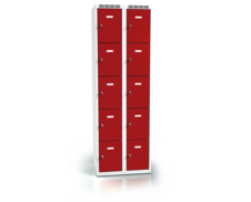 Cloakroom locker with ten lockable boxes ALDOP 1800 x 600 x 500