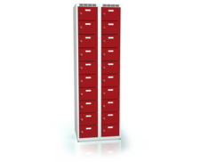 Cloakroom locker with twenty lockable boxes ALDOP 1800 x 600 x 500