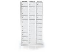 Cloakroom locker with thirty lockable boxes ALDOP 1800 x 900 x 500