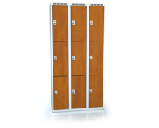 Cloakroom locker with nine lockable boxes ALDERA 1800 x 900 x 500