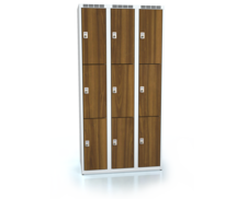 Cloakroom locker with nine lockable boxes ALDERA 1800 x 900 x 500