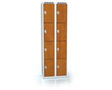 Cloakroom locker with eight lockable boxes ALDERA 1800 x 600 x 500