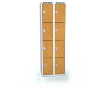 Cloakroom locker with eight lockable boxes ALDERA 1800 x 600 x 500