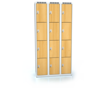 Cloakroom locker with twelve lockable boxes ALDERA 1800 x 900 x 500