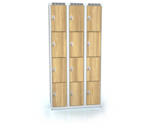 Cloakroom locker with twelve lockable boxes ALDERA 1800 x 900 x 500