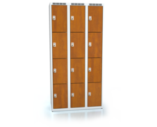 Cloakroom locker with twelve lockable boxes ALDERA 1800 x 900 x 500
