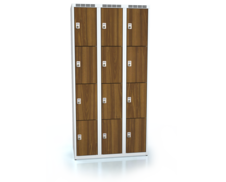 Cloakroom locker with twelve lockable boxes ALDERA 1800 x 900 x 500