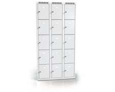 Cloakroom locker with fifteen lockable boxes ALDOP 1800 x 900 x 500