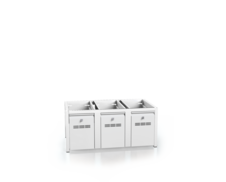 Additional cabinets for lockers - with drawers for footwear 375 x 900 x 500
