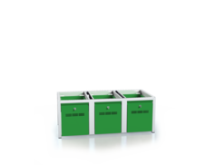 Additional cabinets for lockers - with drawers for footwear 375 x 1050 x 500