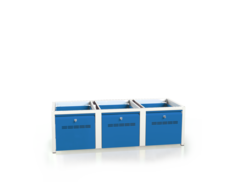 Additional cabinets for lockers - with drawers for footwear 375 x 1200 x 500
