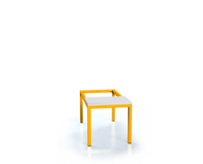 Benches with laminated desk - basic version 375 x 400 x 800