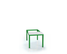 Benches with laminated desk - basic version 375 x 400 x 800