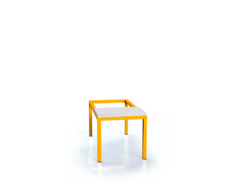 Benches with laminated desk - basic version 375 x 500 x 800