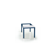 Benches with laminated desk - with a reclining grate 375 x 1050 x 800