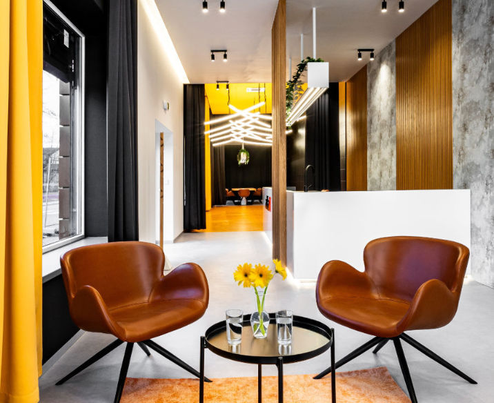 New Spaces: Showroom, Reception, and Meeting Room Under One Roof