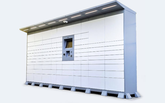 Parcel lockers for fast, contactless package delivery