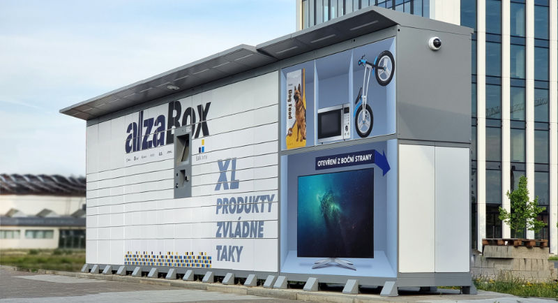 Parcel lockers for the largest Czech online shop