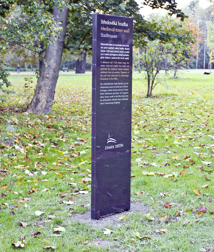 Information Boards for the Děčín Chateau Park