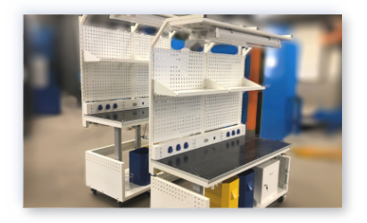Electrically Height-Adjustable Ergonomic Workbenches